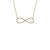 Shy Creation Diamond Infinity Necklace