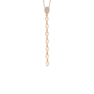 Shy Creation Diamond Lariat Necklace