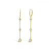 Shy Creation Diamond Linear Earrings