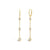 Shy Creation Diamond Linear Earrings