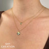 Shy Creation Star of David Diamond Disc Necklace