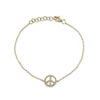 Shy Creation Diamond Peace Bracelet