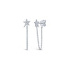 Shy Creation Star Front to Back Earrings