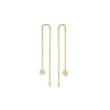 Shy Creation Diamond Star Threader Earrings