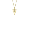 Shy Creation Diamond Triangle Necklace