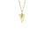 Shy Creation Diamond Triangle Necklace