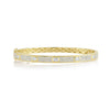 Shy Creation Emerald Cut Diamond Pave Bangle