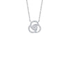 Shy Creation Love Knot Diamond Necklace