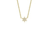 Shy Creation Pave Diamond Star of David Necklace