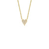 Shy Creation Petite Diamond Heart Necklace