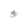 Shy Creation Small Diamond Heart Ring