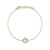 Shy Creation Diamond Star of David Bracelet