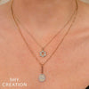 Shy Creation Star of David Diamond Necklace