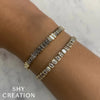 Shy Creation Baguette Diamond Tennis Bracelet