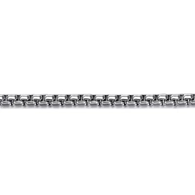 Gabriel & Co. Round Box Chain Men's Bracelet