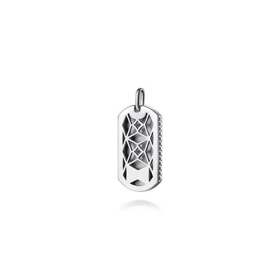 Gabriel & Co. Sterling Silver Dog Tag Pendant