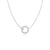 Interlinked Circles Pave Necklace