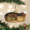 Old World Christmas Sleepy Dachshund Ornament