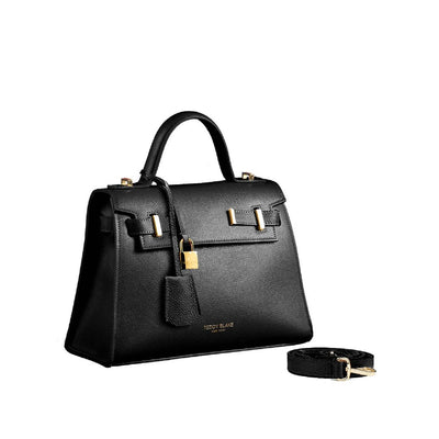 Teddy Blake Ava Palmelatto Gold 11" Bag - Black & Red