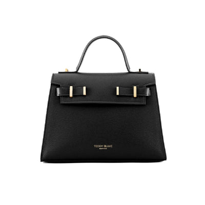 Teddy Blake Ava Palmelatto Gold 11" Bag - Black & Red