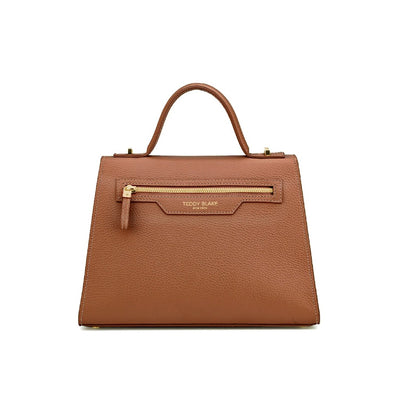 Teddy Blake Ava Gold 11" Bag - Camel Brown