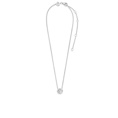 Ti Sento Milano Zirconia Bezel Necklace