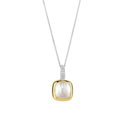 Ti Sento Milano Cushion Mother of Pearl Necklace