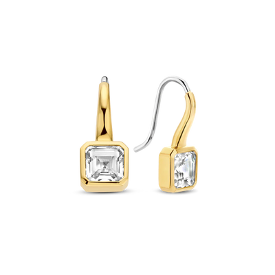 Ti Sento Milano Square Zirconia Hook Earrings