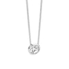 Ti Sento Milano Solitaire Zirconia Bezel Necklace