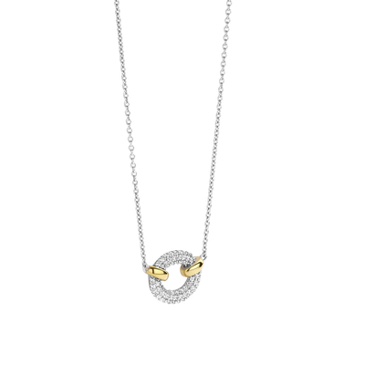 Ti Sento Milano Zirconia Oval Necklace