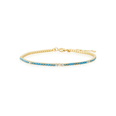 Turquoise Tennis Bracelet