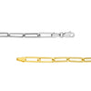 Two-Tone Paperclip Chain Necklace