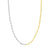 Two-Tone Paperclip Chain Necklace