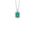 Shy Creation Limited Edition Emerald & Diamond Necklace