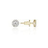 Diamond Cluster Stud Earrings