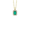 Shy Creation Limited Edition Emerald & Diamond Necklace