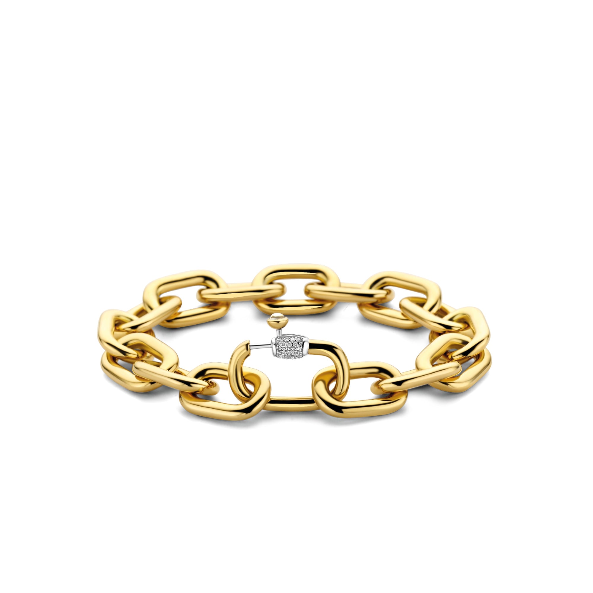 Sisterhood BraceletChunky chain link bracelet with pearl  RAW Copenhagen
