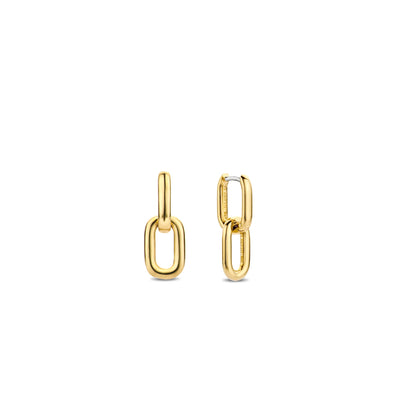 Ti Sento Milano Gold Chain Link Earrings