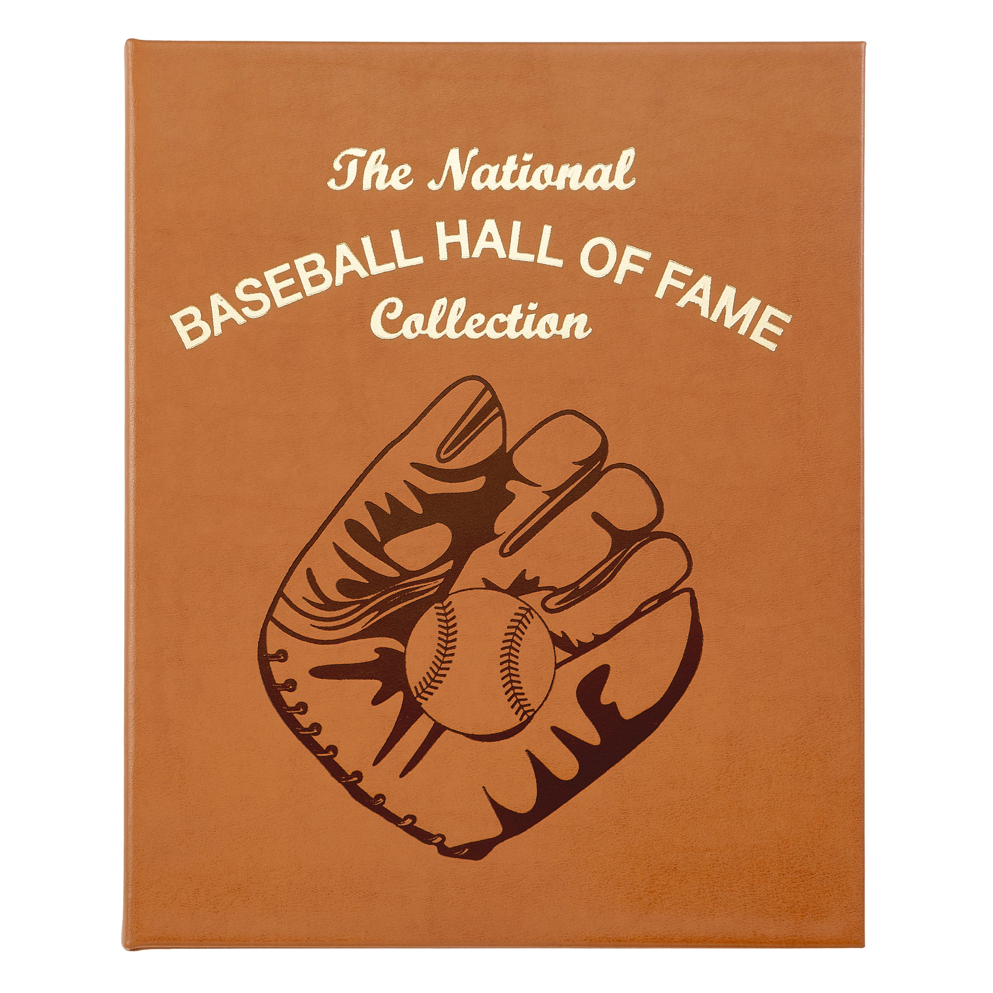 National Baseball Hall Of Fame Tan Bonded Leather - Desires by Mikolay