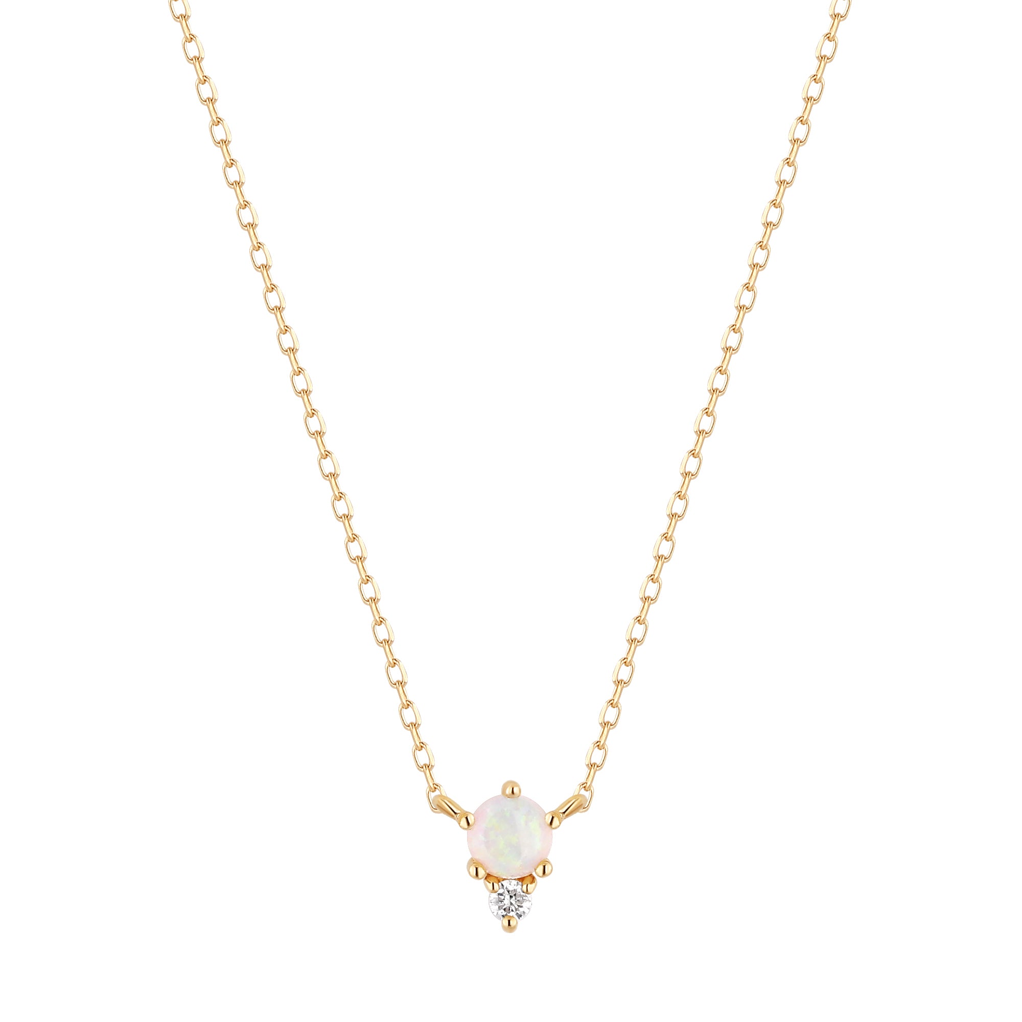 Ettika opal deals rose necklace