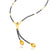 ARA 24k Black Diamond Y Necklace