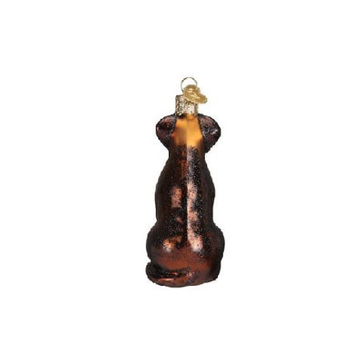 Old World Christmas Chocolate Labrador Ornament