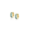 Jane Taylor Blue Topaz Chubby Hoops