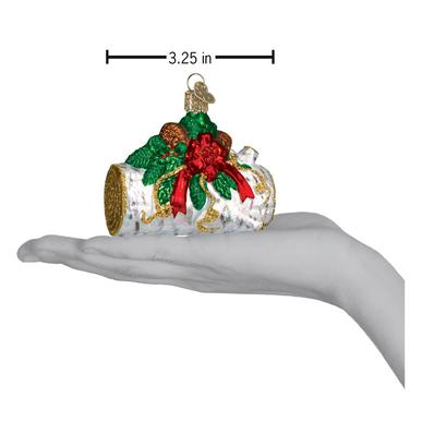 Old World Christmas Yule Log Ornament