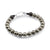 Scott Mikolay Pyrite and Obsidian Rock Beaded Men's Bracelet