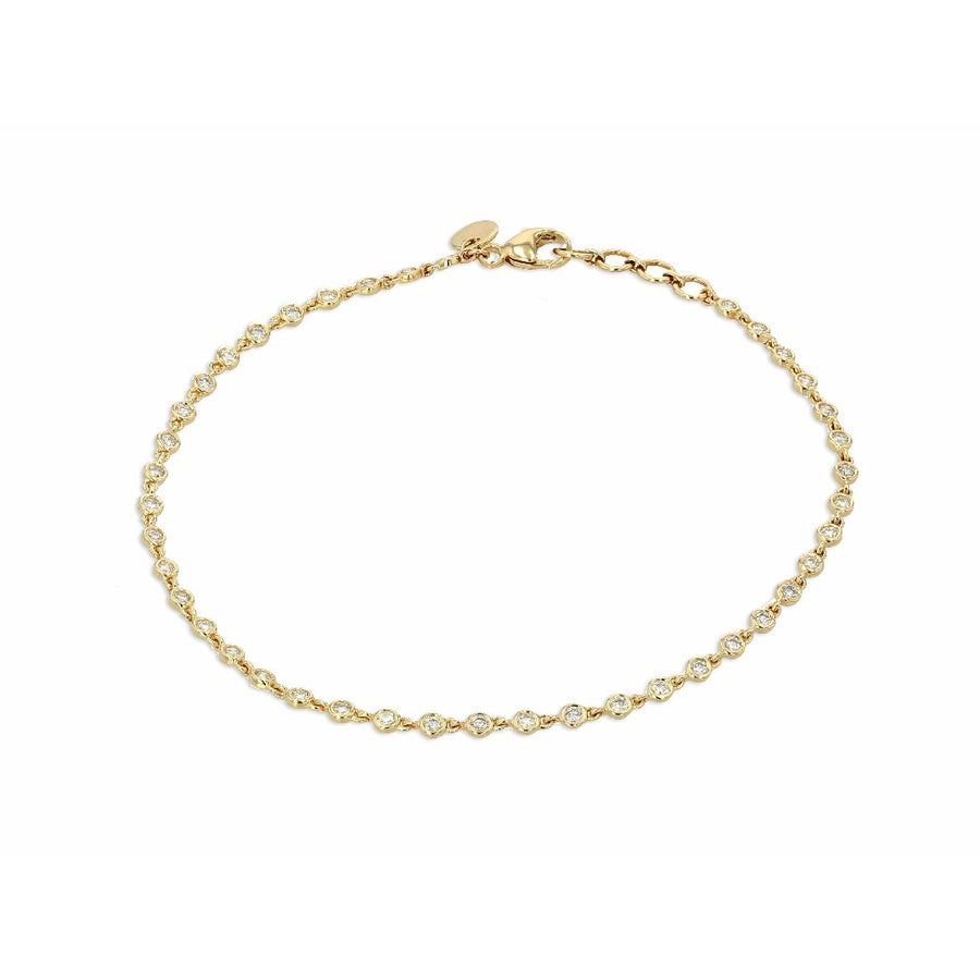 14K Yellow Gold 5mm bead bracelet – Rachel Reid
