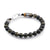 Scott Mikolay Obsidian with Tigers Eye Ends Men's Bracelet