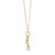 Monica Rich Kosann Small Charm Chain Necklace in Yellow Gold