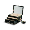 WOLF Zoe Medium Jewelry Box in Forest Green